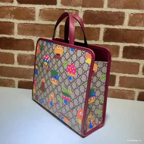 First bag ru bag GUCCI tote Children's woodland 0618